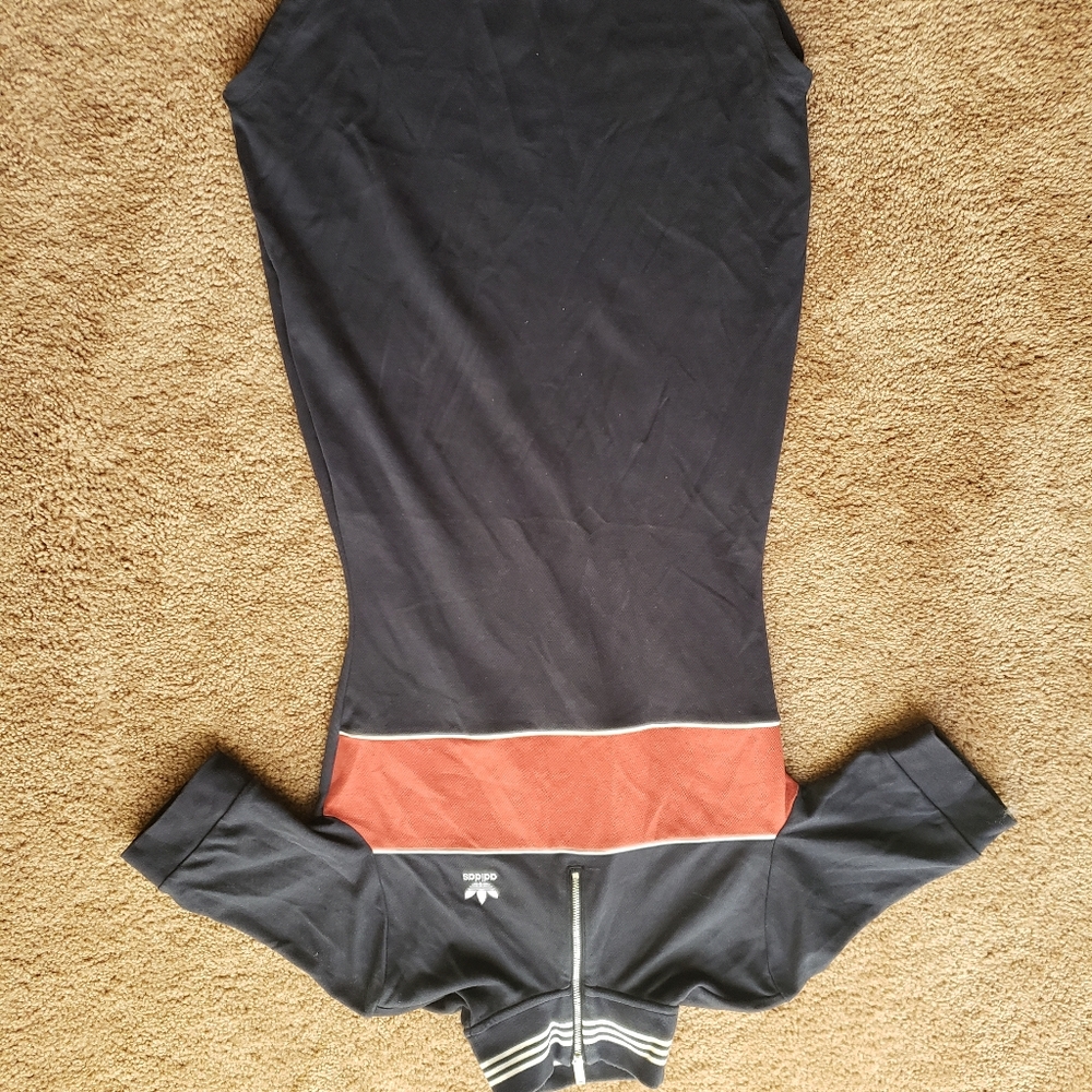 Black Adidas Sporty Midi Dress